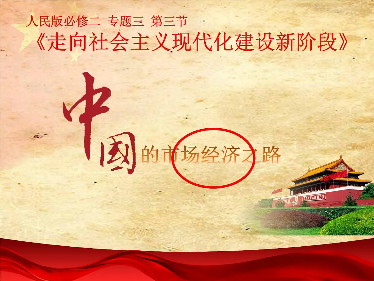 课件—人民版高中历史必修2 3-3《走向社会主义现代化建设新阶段》第4页