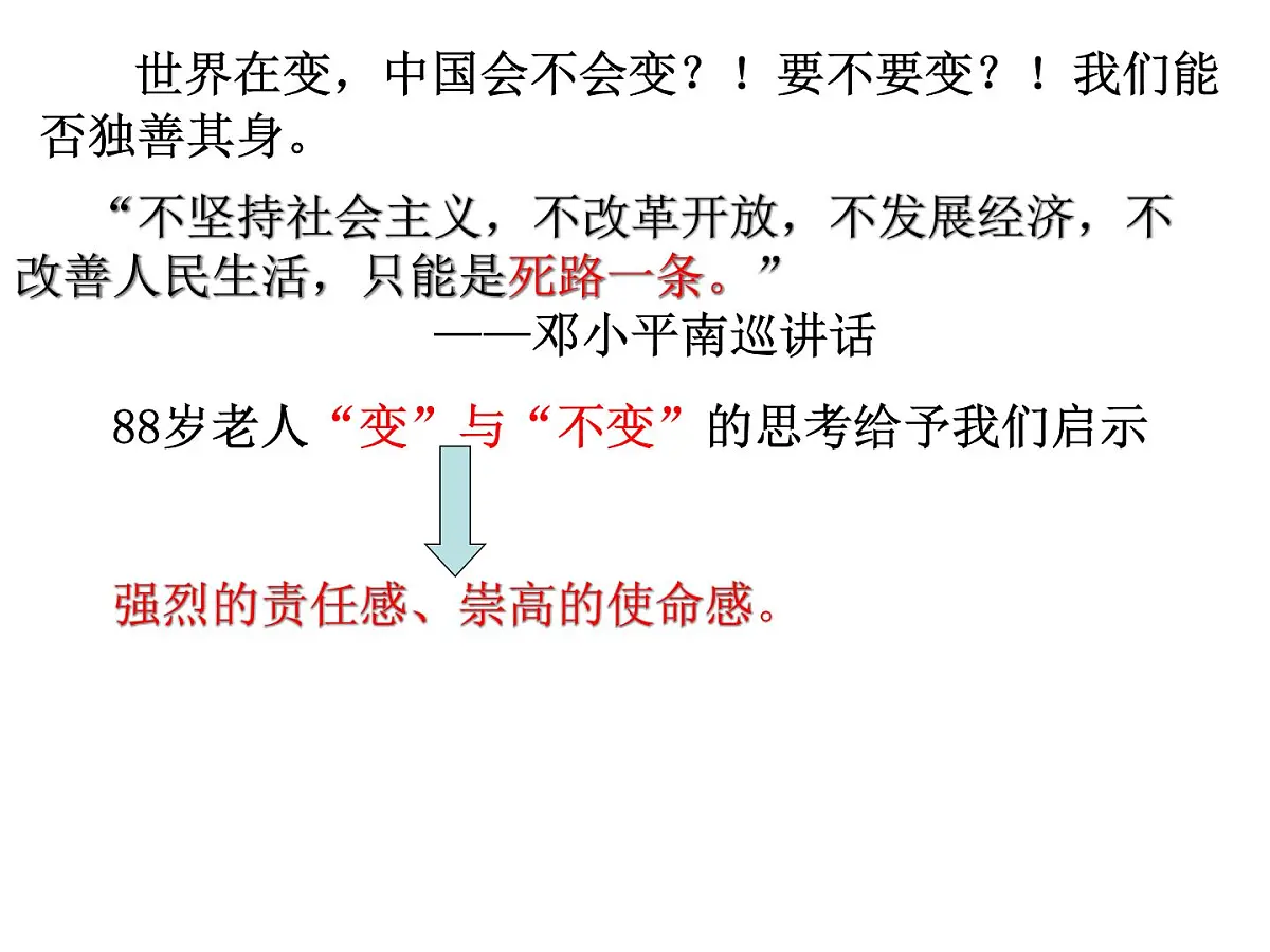 人民版高中历史必修2 3-3《走向社会主义现代化建设新阶段》课件第7页