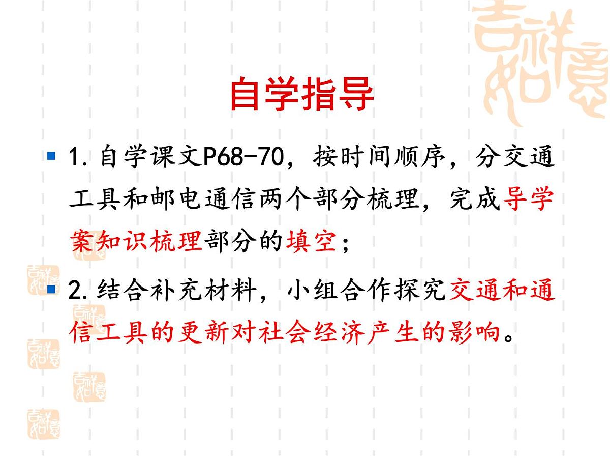课件—人民版高中历史必修2 4-2《交通和通信工具的进步》第3页