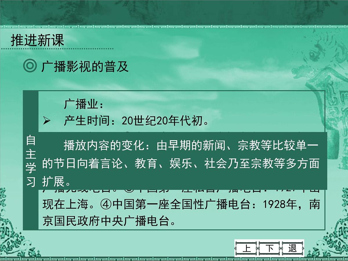 人民版高中历史必修2 4-3《大众传播媒介的更新》课件第7页