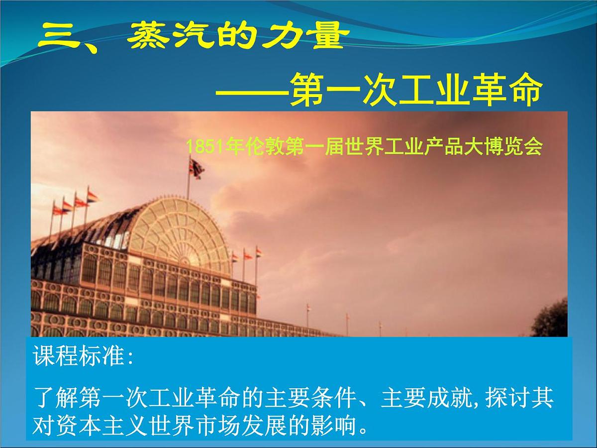 人民版高中历史必修2 5-3《“蒸汽”的力量》课件第2页