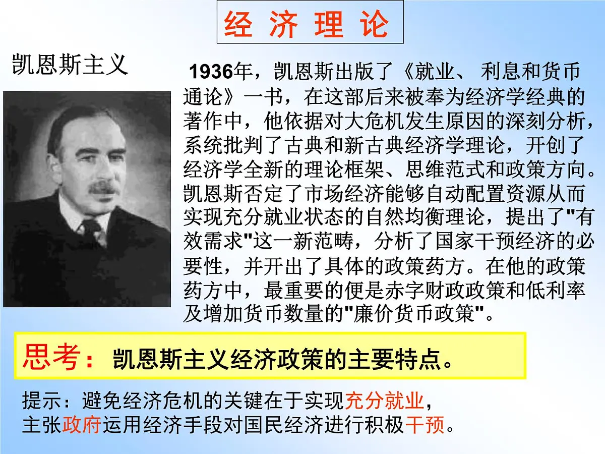 人民版高中历史必修2 6-3《当代资本主义的新变化》课件第5页