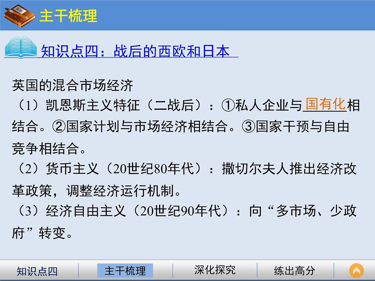 人民版高中历史必修2 6-3《当代资本主义的新变化》课件第6页