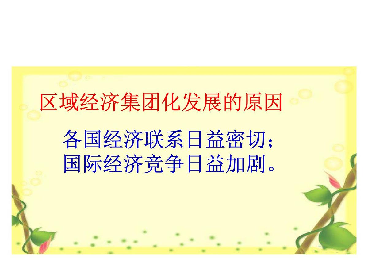人民版高中历史必修2 8-2《当今世界经济区域集团化的发展》课件第5页