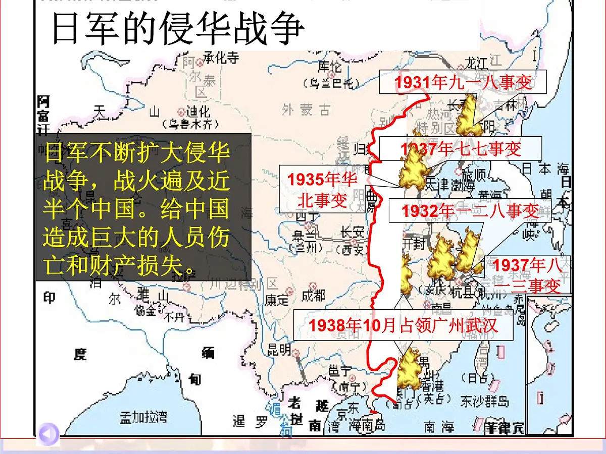 人民版高中历史必修1 2-3《伟大的抗日战争》课件第6页