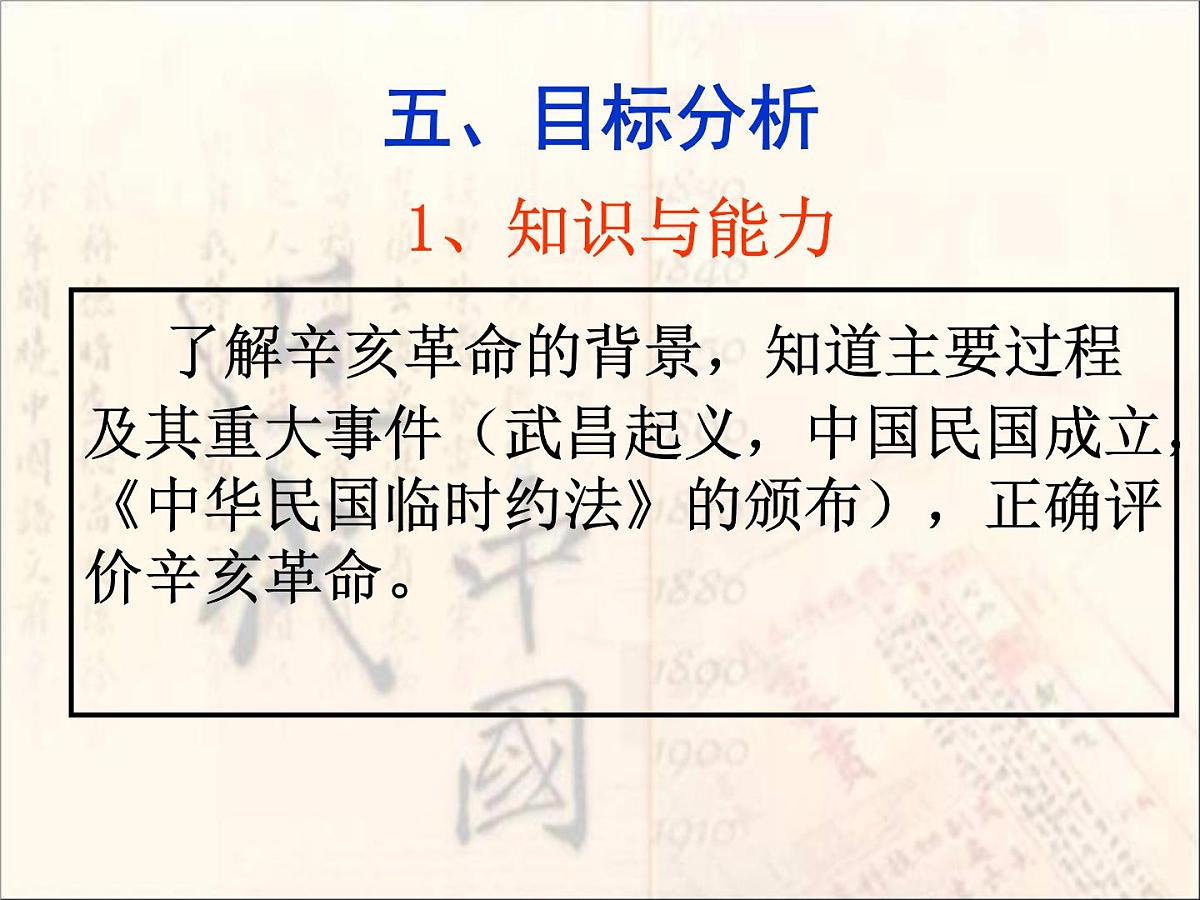 人民版高中历史必修1 3-2《辛亥革命》课件第6页