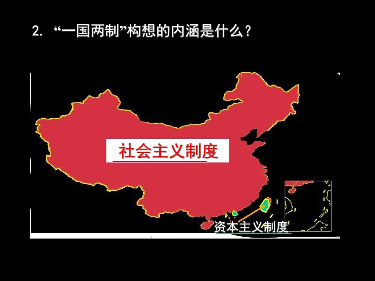 人民版高中历史必修1 4-3《“一国两制”的伟大构想及其实践》课件第7页