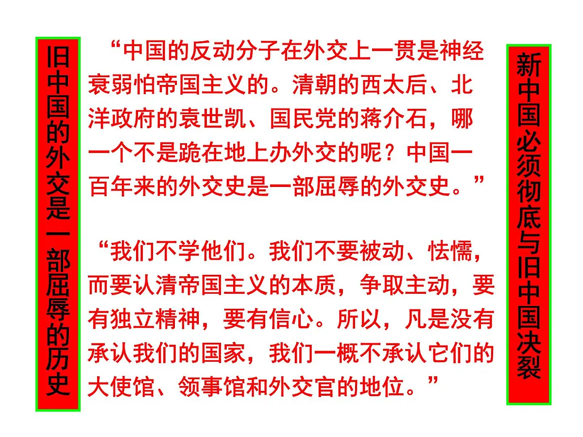 人民版高中历史必修1 5-1《新中国初期的外交》课件第2页