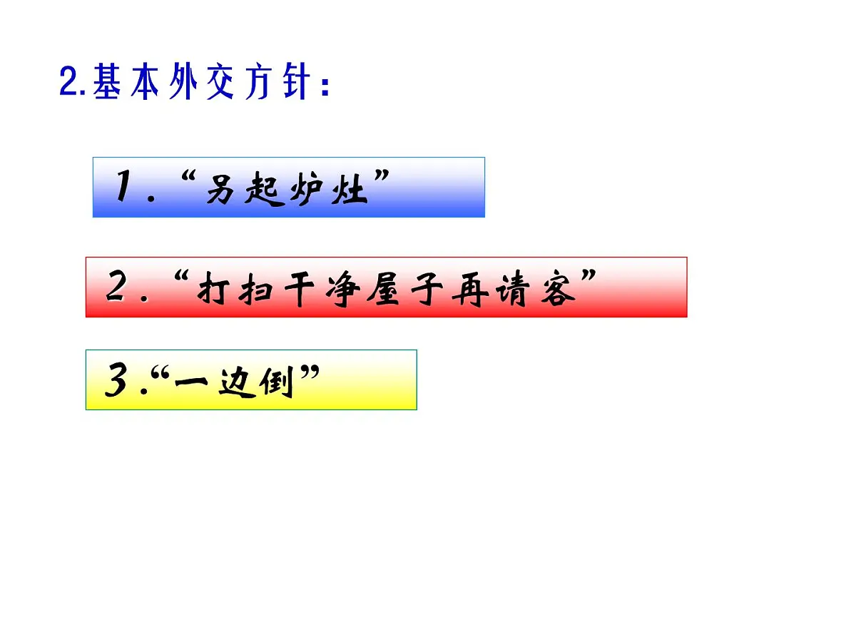 人民版高中历史必修1 5-1《新中国初期的外交》课件第6页