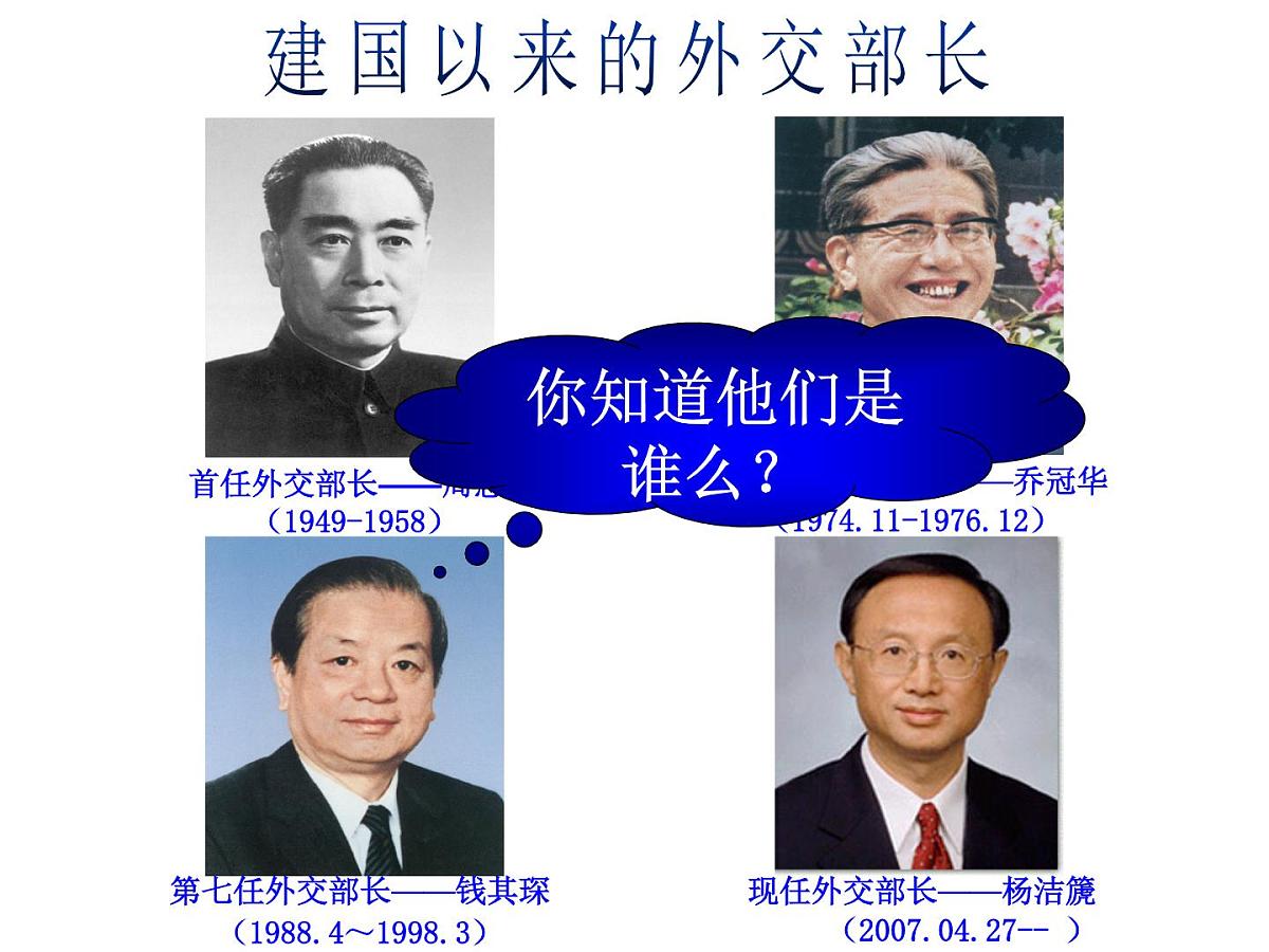 人民版高中历史必修1 5-2《外交关系的突破》课件第1页