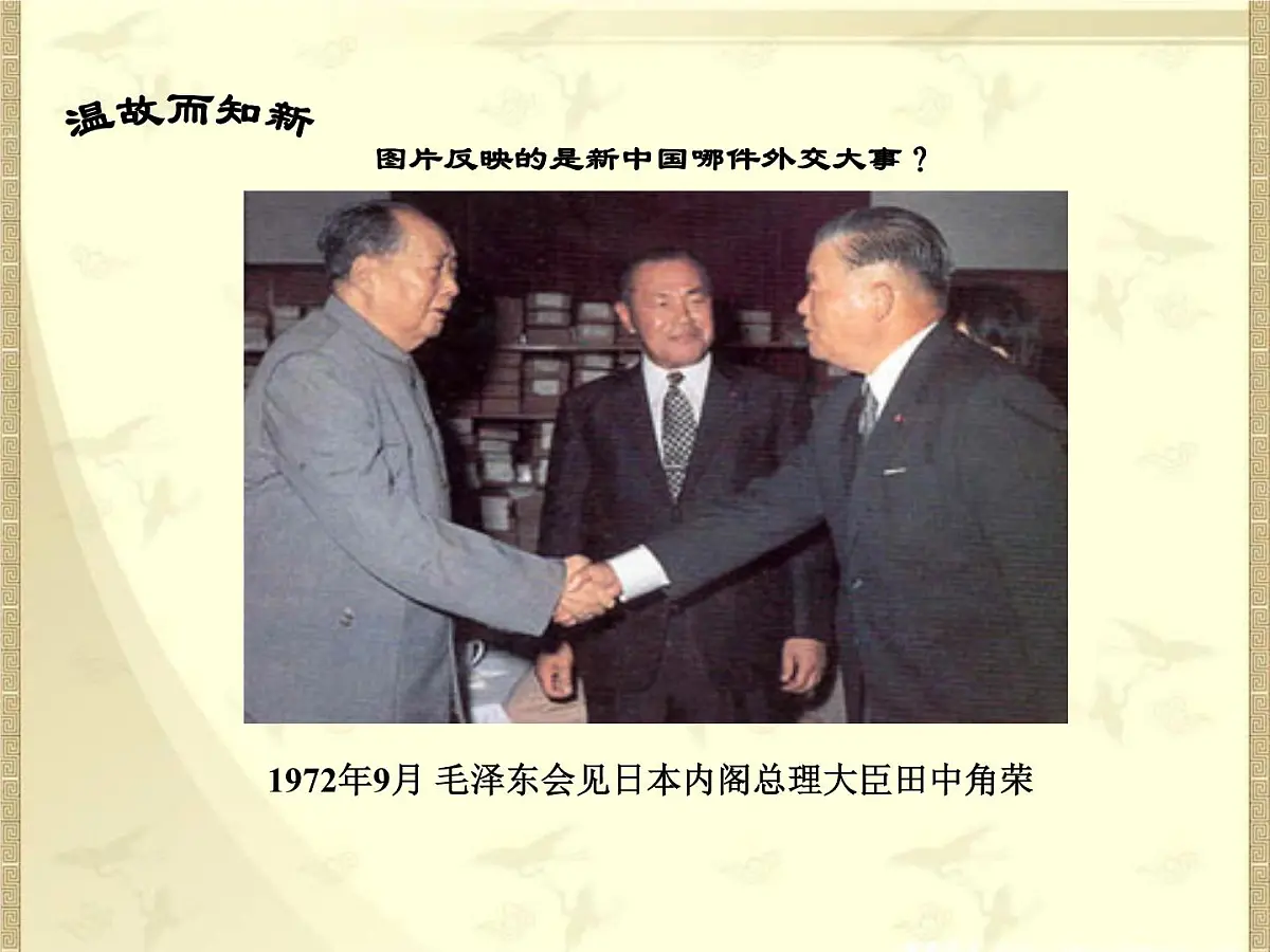 人民版高中历史必修1 5-3《新时期的外交政策与成就》课件第7页
