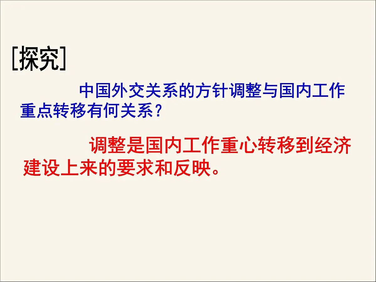 人民版高中历史必修1 5-3《新时期的外交政策与成就》课件第4页