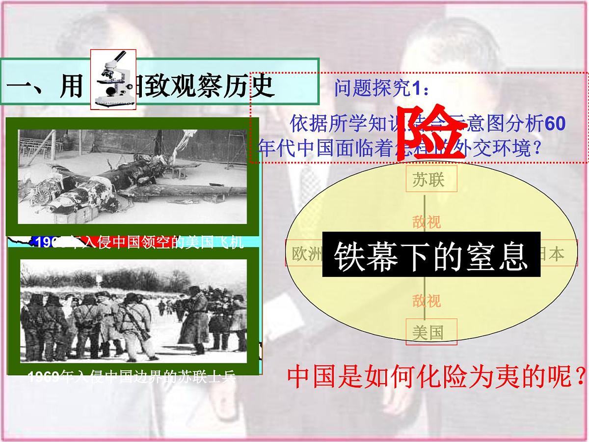 人民版高中历史必修1 5-2《外交关系的突破》课件第3页