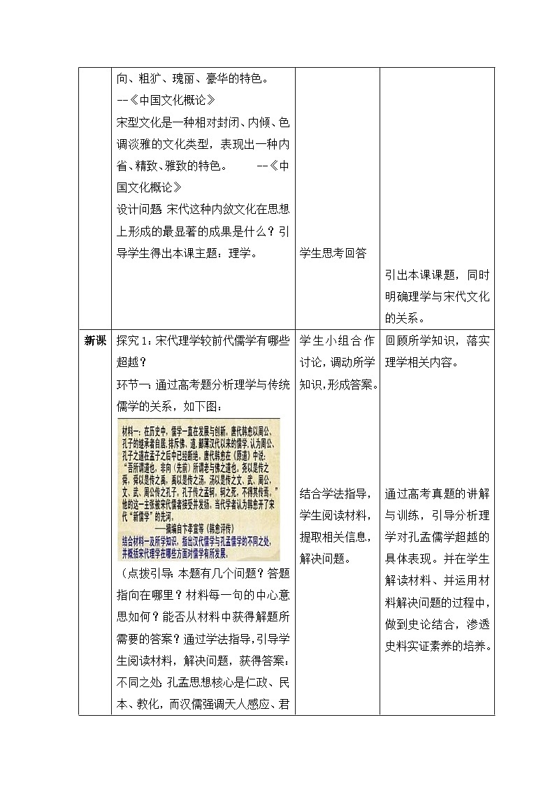教案—人民版高中历史必修3 1-3《宋明理学》第3页