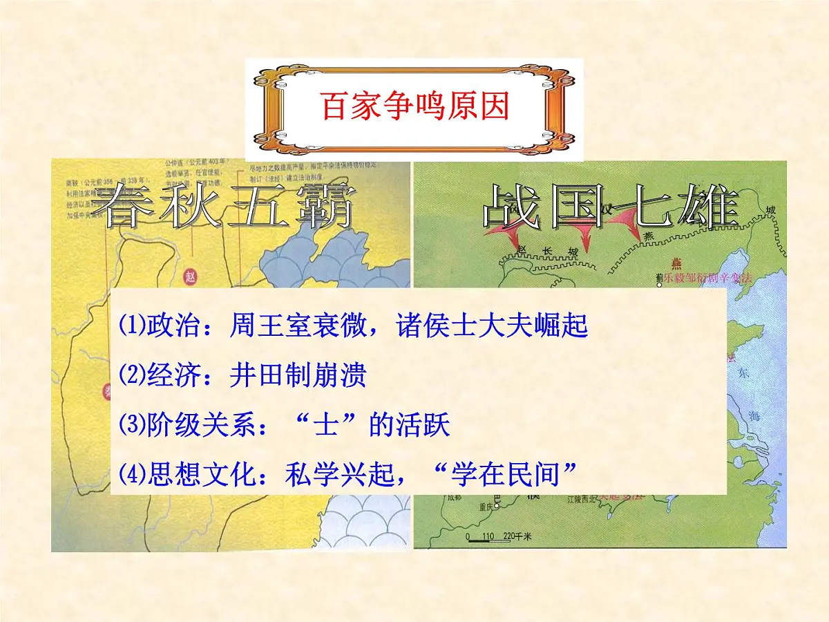 人民版高中历史必修3 1-1《百家争鸣》合作探究型课件第5页