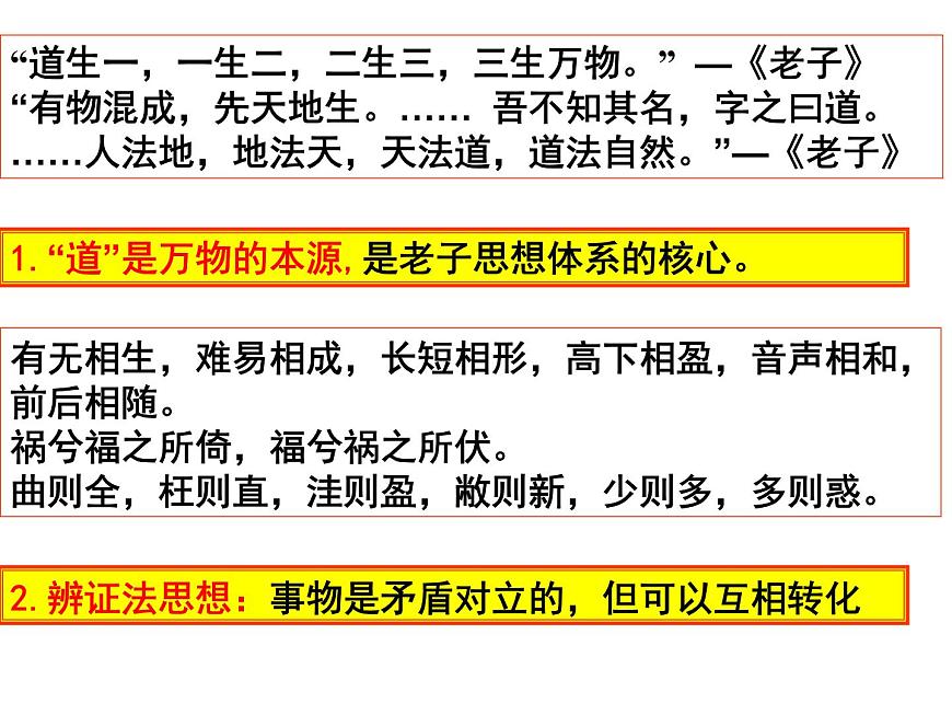 人民版高中历史必修3 1-1《百家争鸣》课件第8页