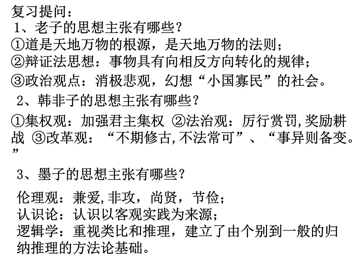人民版高中历史必修3 1-2《汉代儒学》知识梳理型课件第1页
