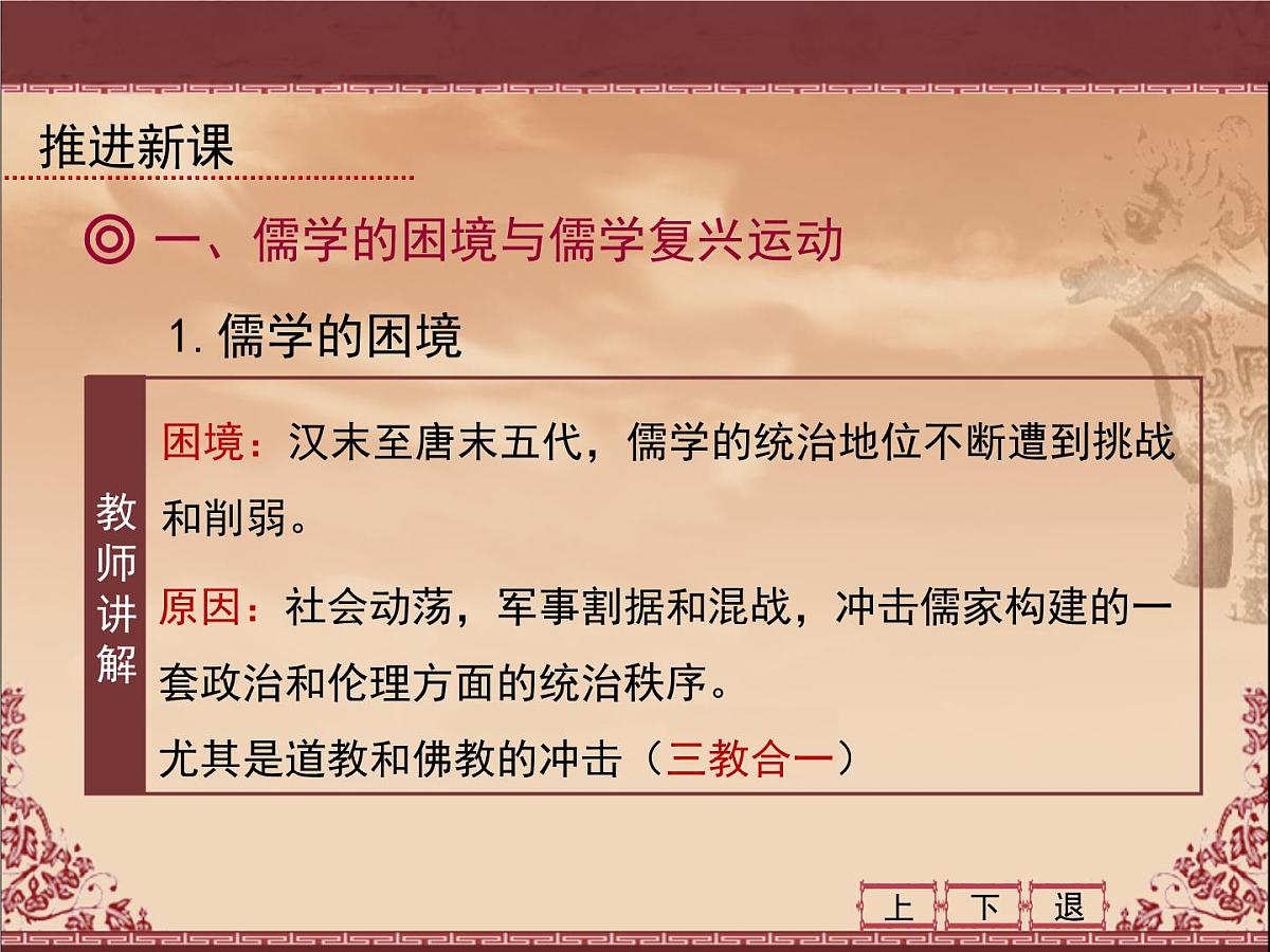 人民版高中历史必修3 1-3《宋明理学》课件第4页