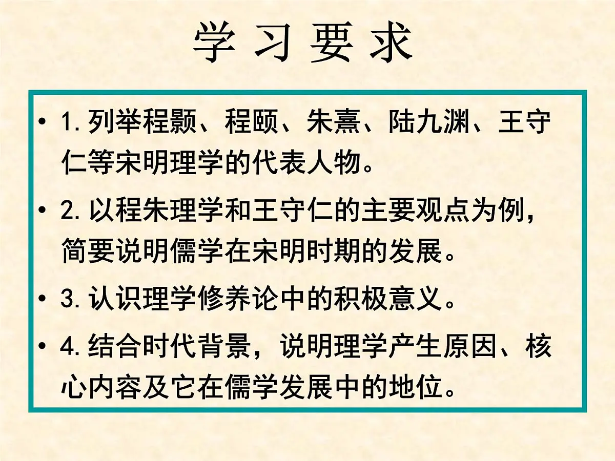 人民版高中历史必修3 1-3《宋明理学》合作探究型课件第3页