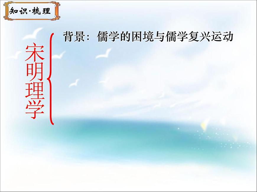 人民版高中历史必修3 1-3《宋明理学》课件第6页