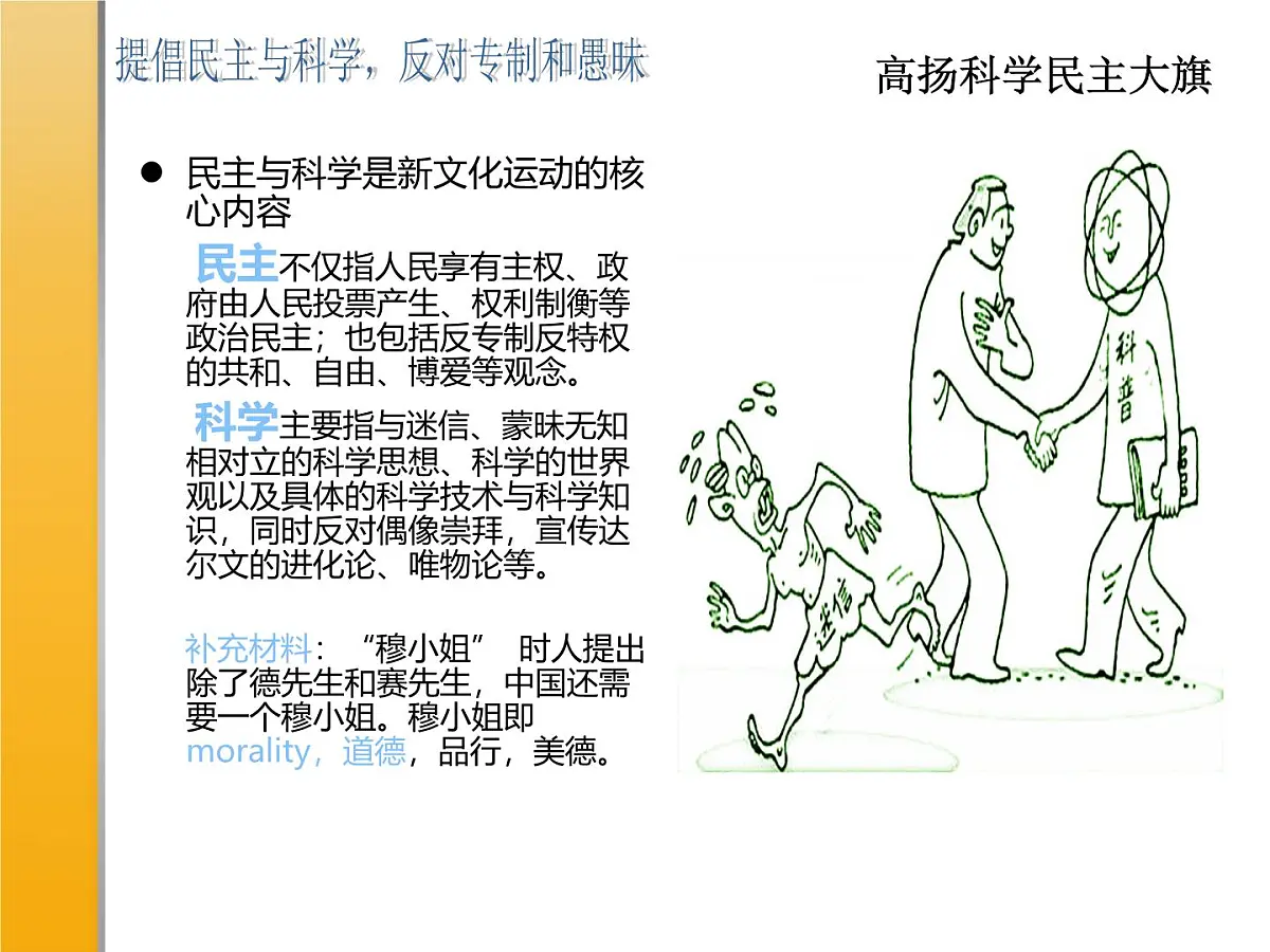 人民版高中历史必修3 3-2《新文化运动》课件第7页