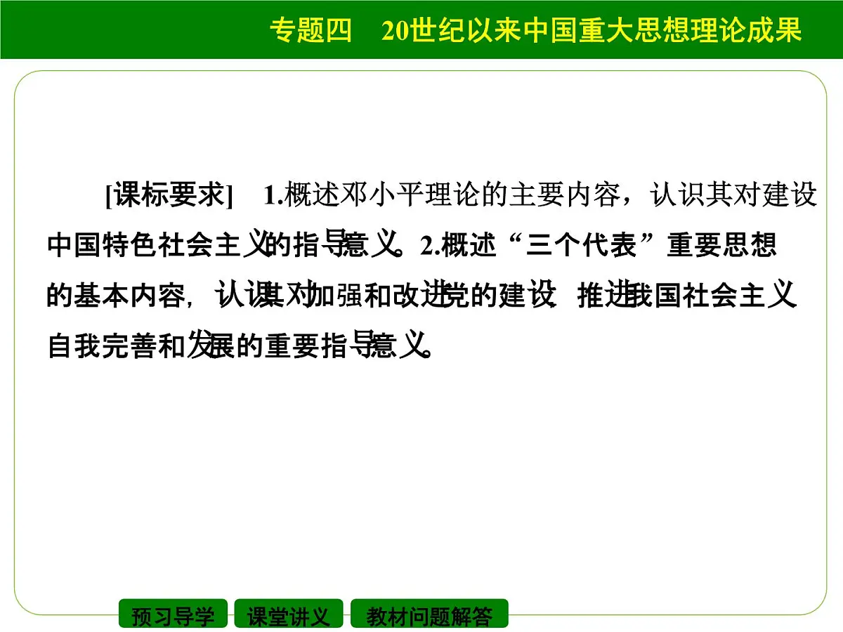 人民版高中历史必修3 4-3《建设中国特色社会主义理论》课件第2页