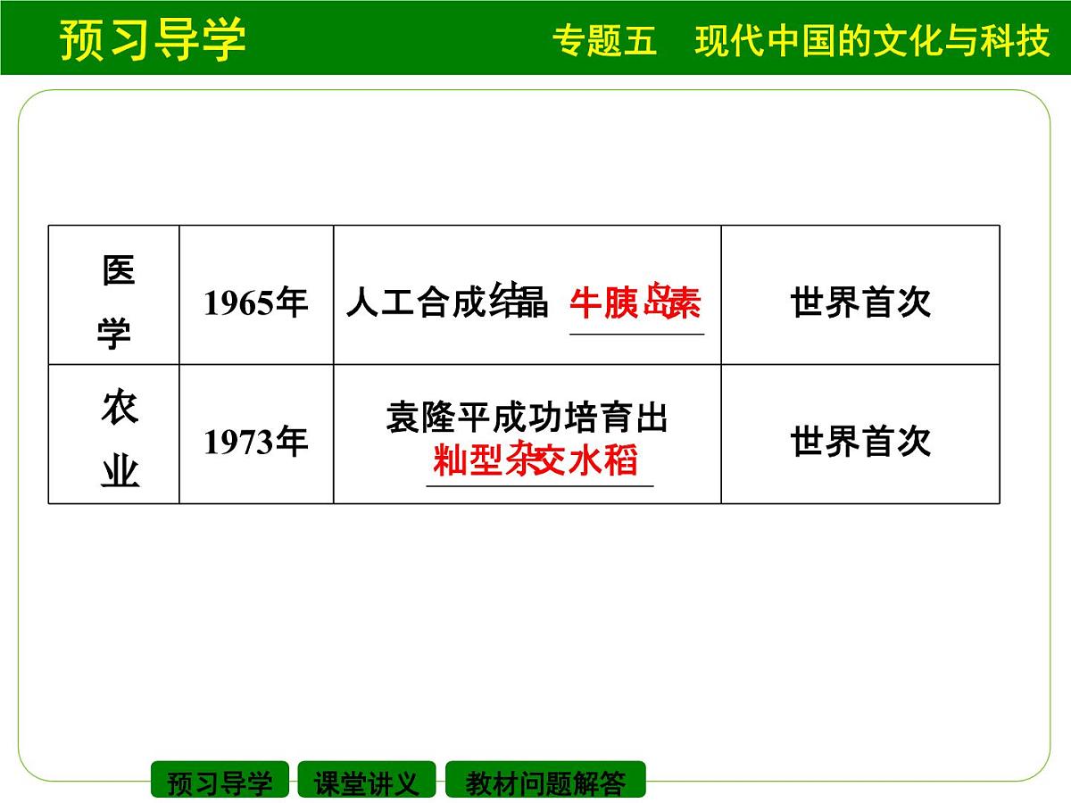 人民版高中历史必修3 5-3《科学技术的发展与成就》课件第6页