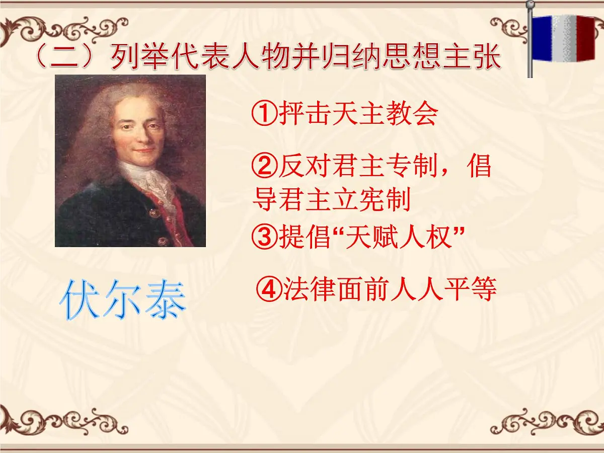 课件—人民版高中历史必修3 6-3《专制下的启蒙》第6页