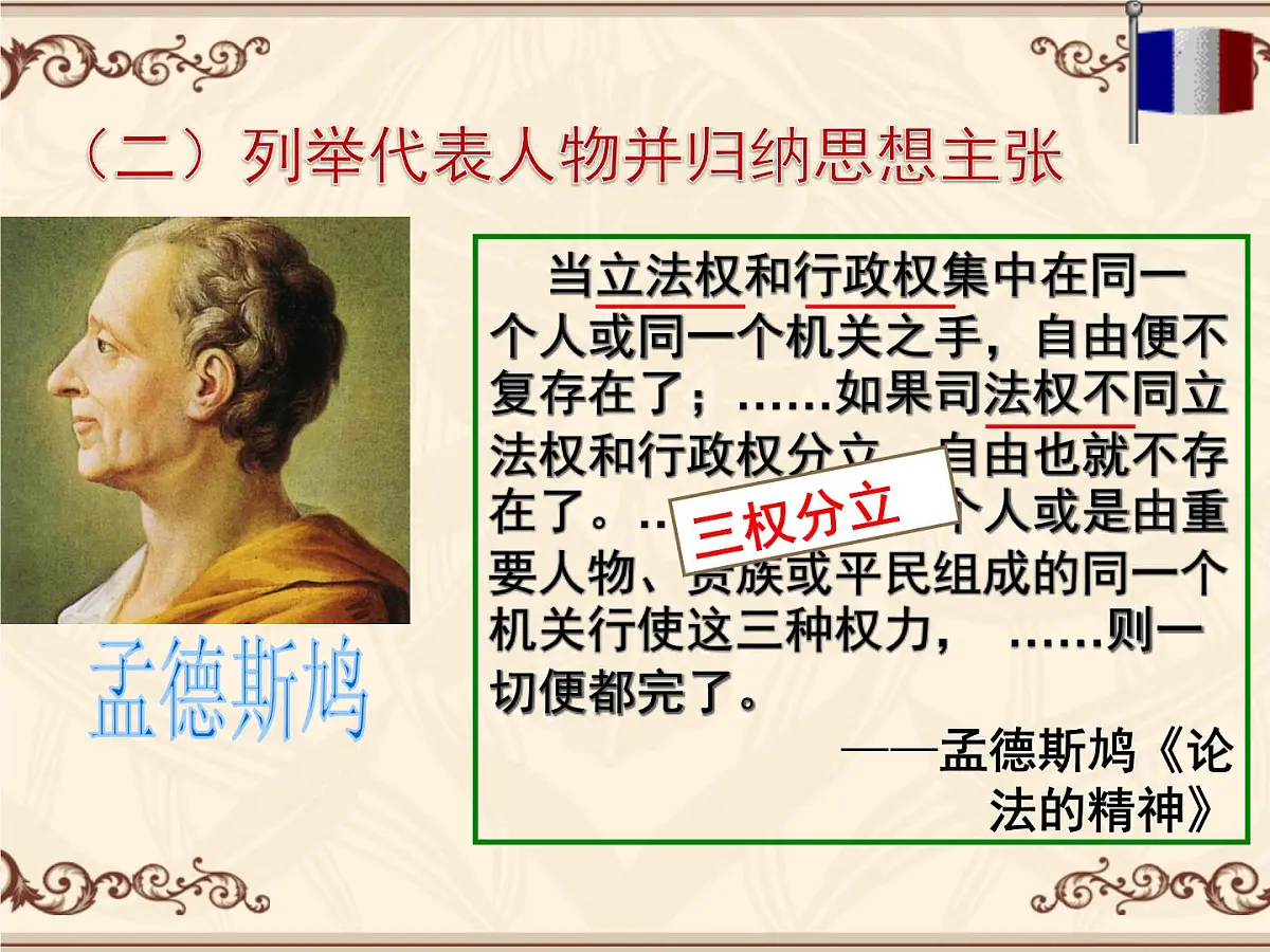 课件—人民版高中历史必修3 6-3《专制下的启蒙》第7页