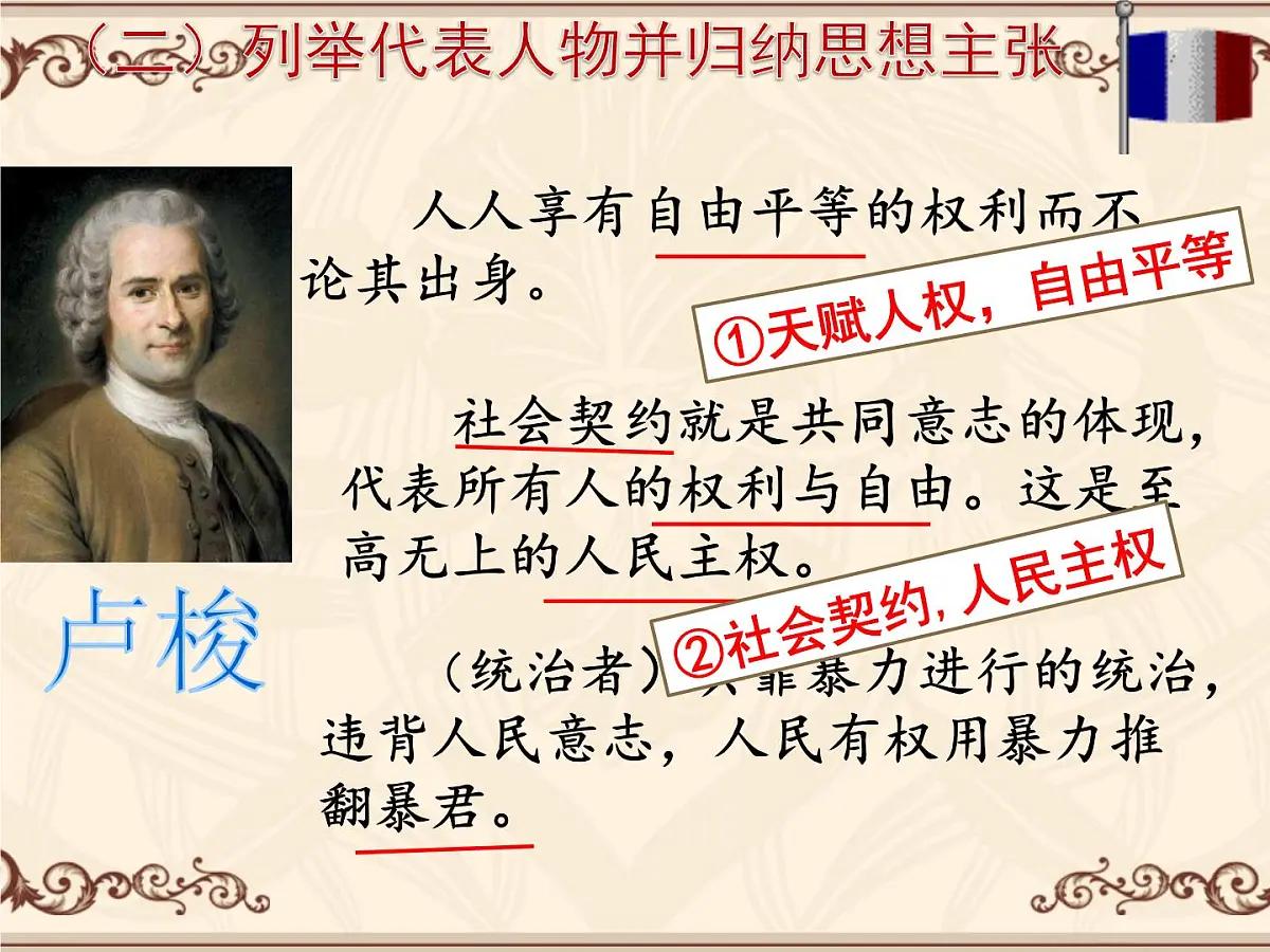 课件—人民版高中历史必修3 6-3《专制下的启蒙》第8页