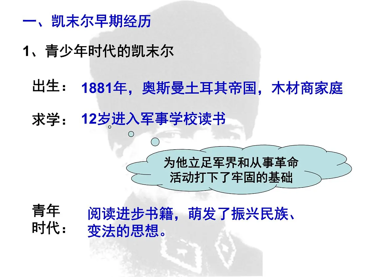 人民版高中历史选修4 4-4《“土耳其之父”凯末尔》课件第5页