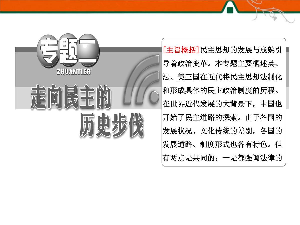 人民版高中历史选修2 2-3《美国式的资产阶级民主》课件第2页