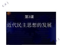 高中历史岳麓版选修2 近代社会的民主思想与实践近代民主思想的发展教案配套课件ppt
