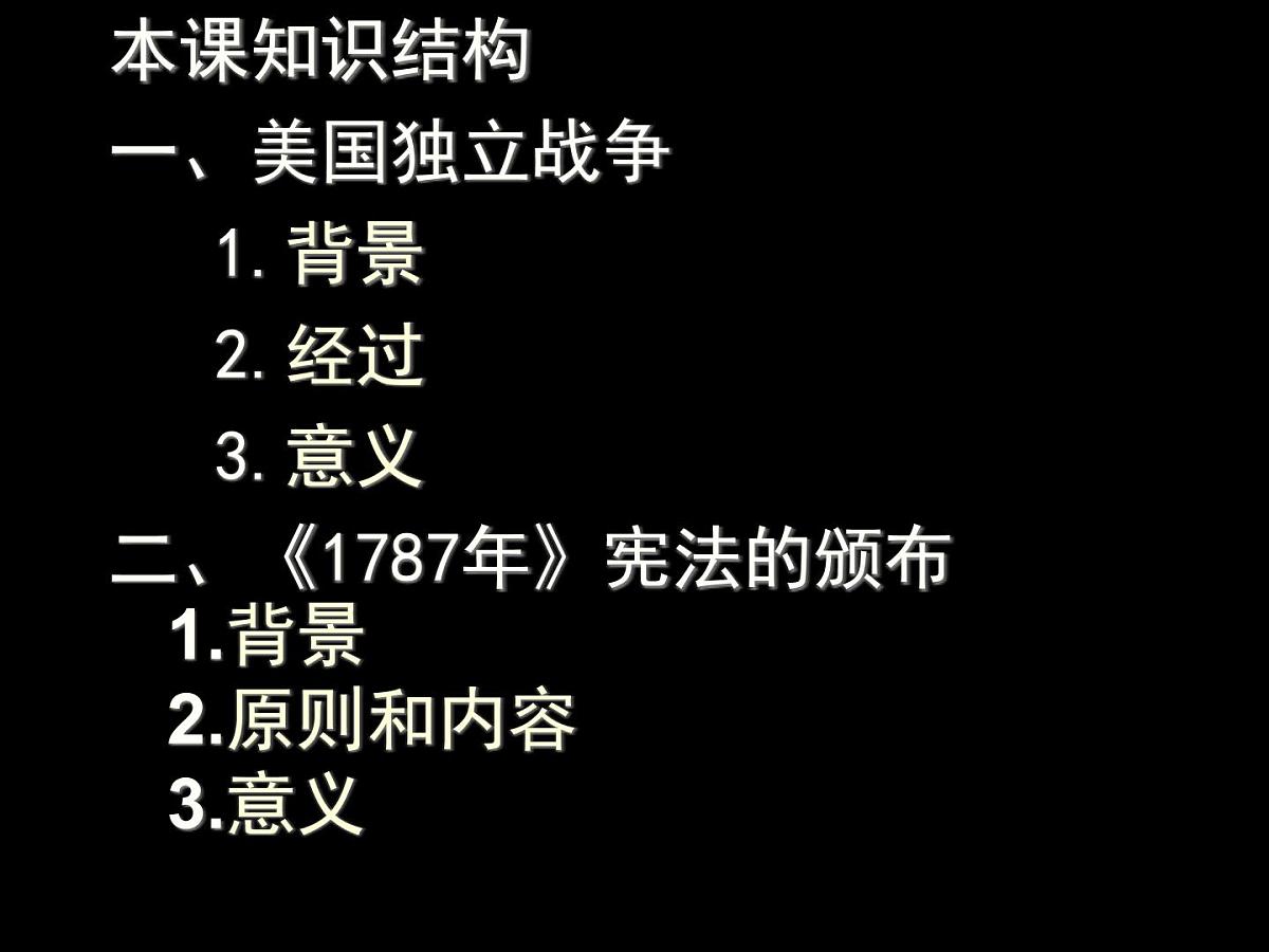 岳麓版高中历史选修2 2-5《美国独立战争》课件第3页