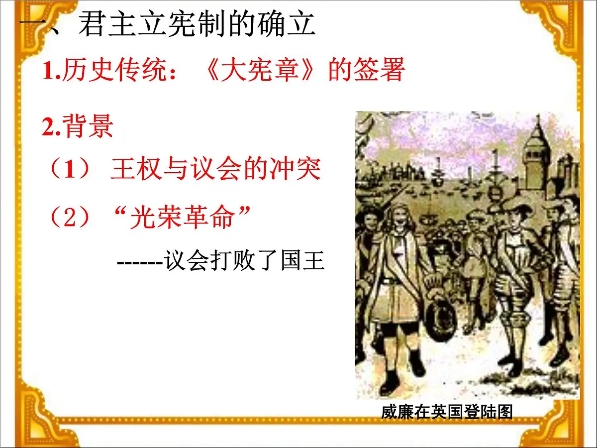 岳麓版高中历史必修1 3-8《英国的制度创新》课件第7页