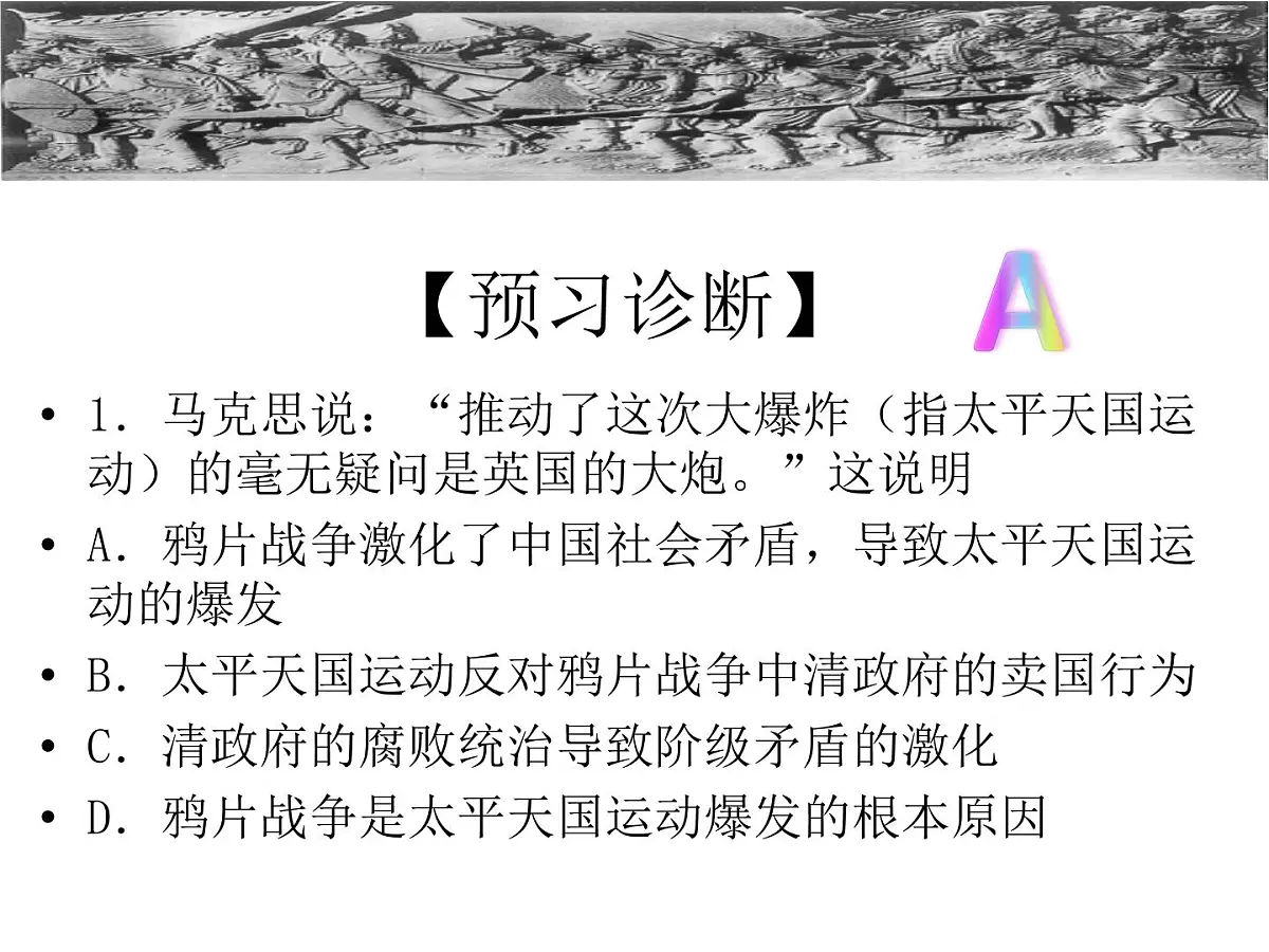 课件—岳麓版高中历史必修1 4-13《太平天国运动》第3页