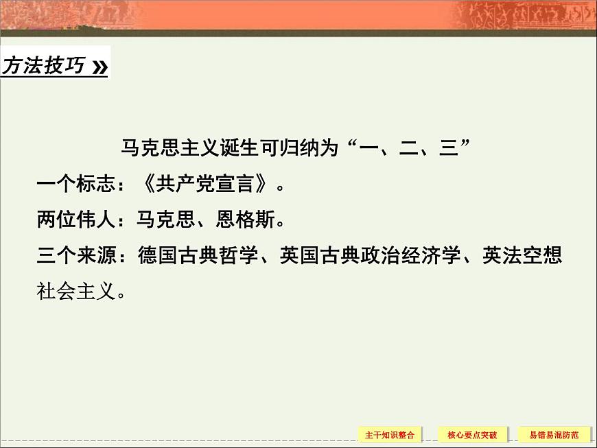 岳麓版高中历史必修1 5-18《马克思主义的诞生》课件第7页