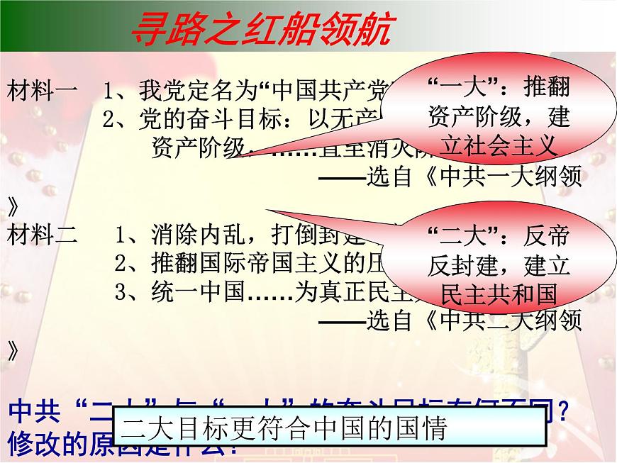 课件—岳麓版高中历史必修1 5-20《新民主主义革命与中国共产党》第8页