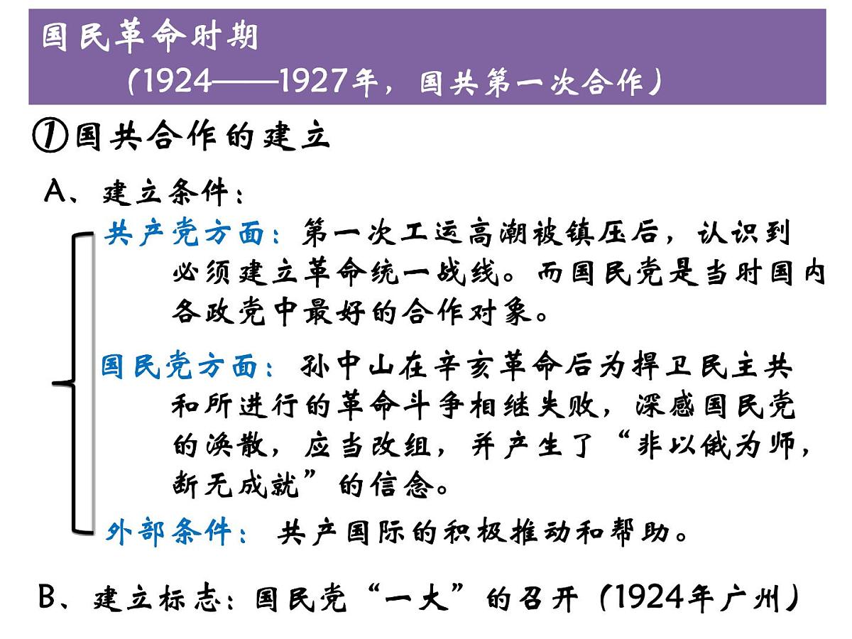 岳麓版高中历史必修1 5-20《新民主主义革命与中国共产党》课件第7页
