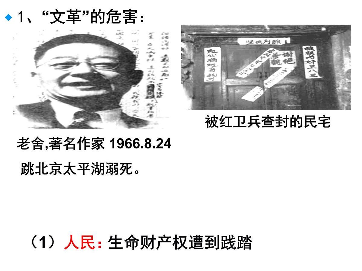 课件—岳麓版高中历史必修1 6-22《社会主义政治建设的曲折发展》第6页