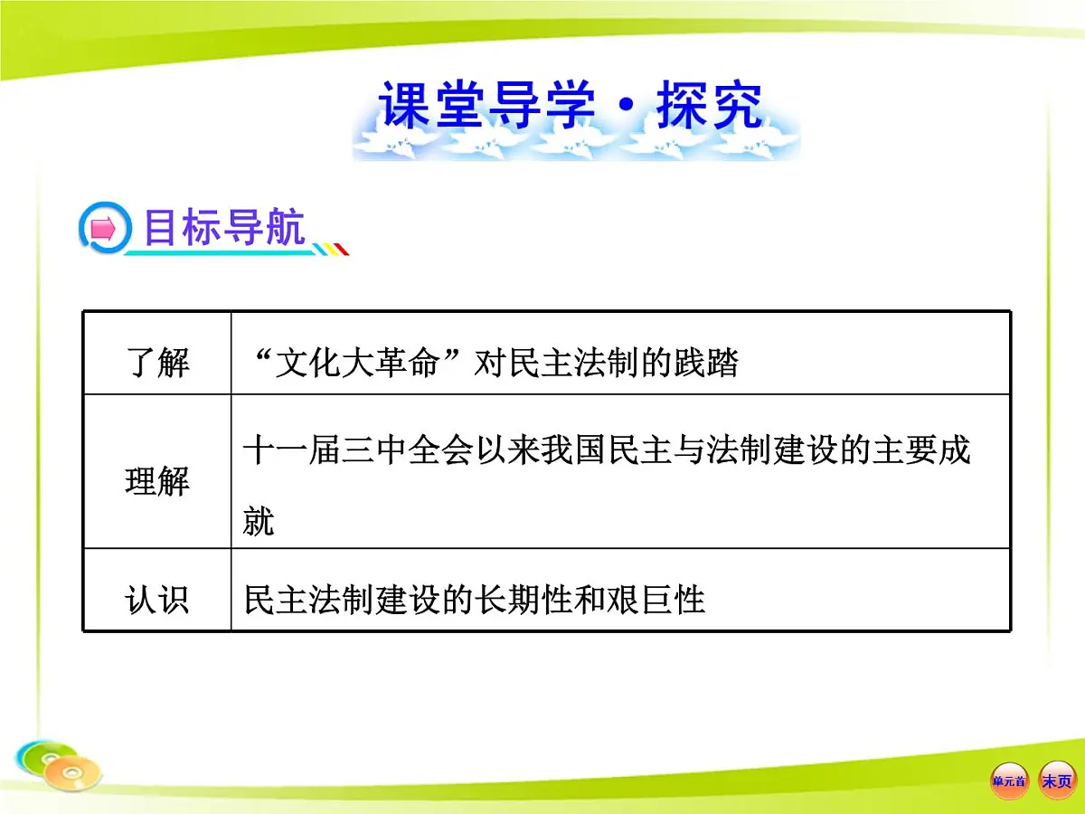 岳麓版高中历史必修1 6-22《社会主义政治建设的曲折发展》合作探究型课件第4页