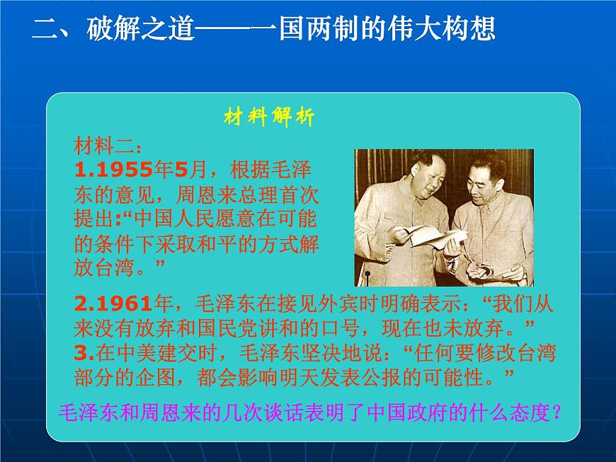 岳麓版高中历史必修1 6-23《祖国统一的历史潮流》课件第4页