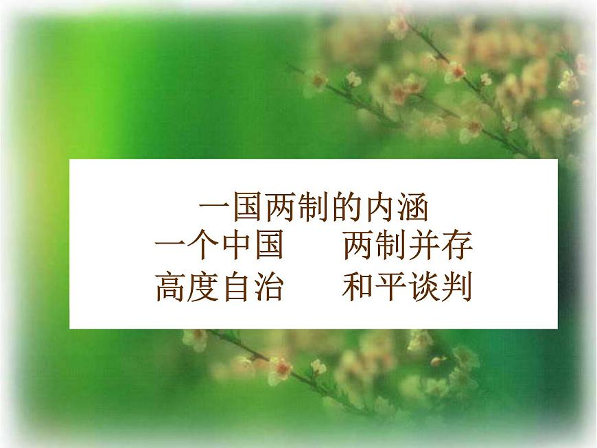 岳麓版高中历史必修1 6-23《祖国统一的历史潮流》课件第7页