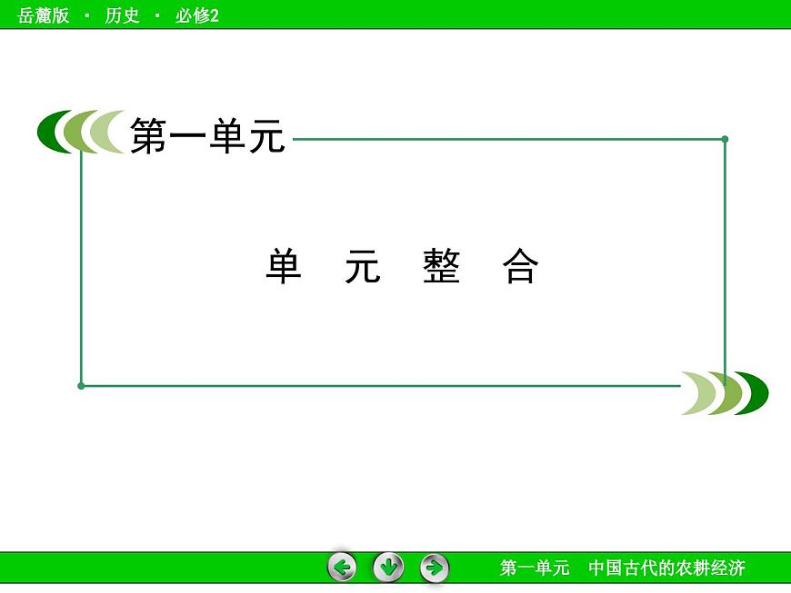 岳麓版高中历史必修2 第一单元中国古代的农业和手工业复习整合课件第3页