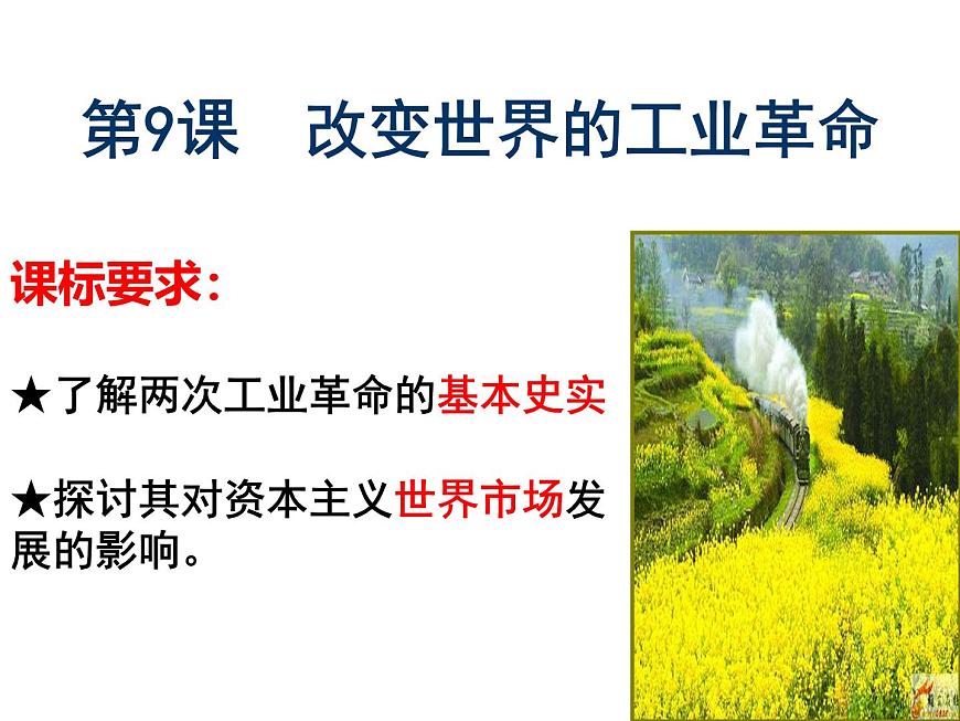 岳麓版高中历史必修2 2-9《改变世界的工业革命》课件第2页
