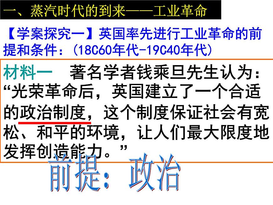 岳麓版高中历史必修2 2-9《改变世界的工业革命》课件第6页