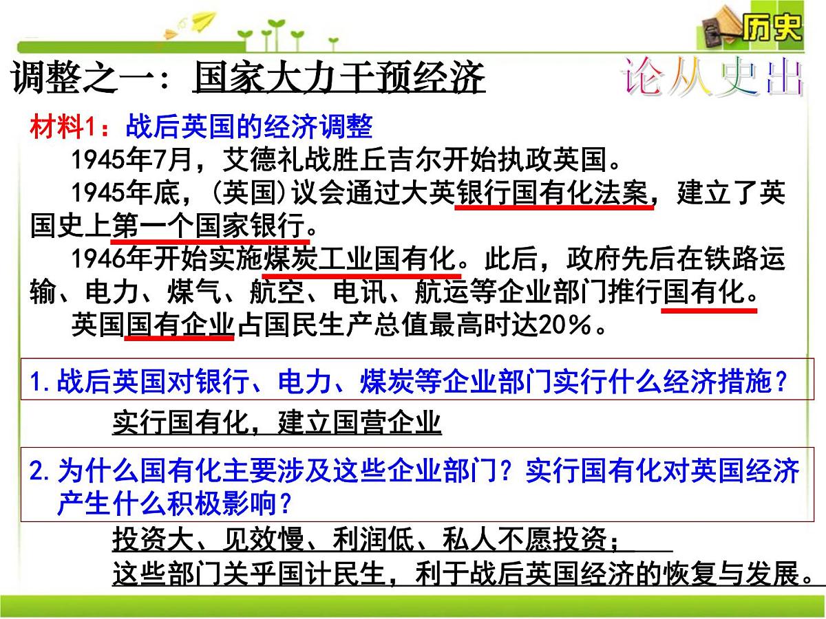 岳麓版高中历史必修2 3-16《战后资本主义经济的调整》课件第6页