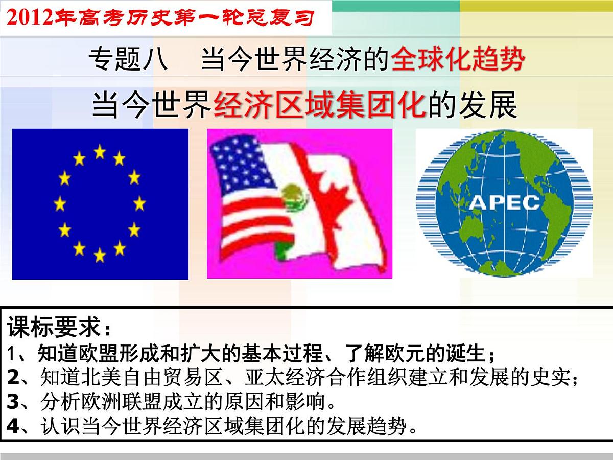 岳麓版高中历史必修2 5-25《亚洲和美洲的经济区域集团化》课件第2页