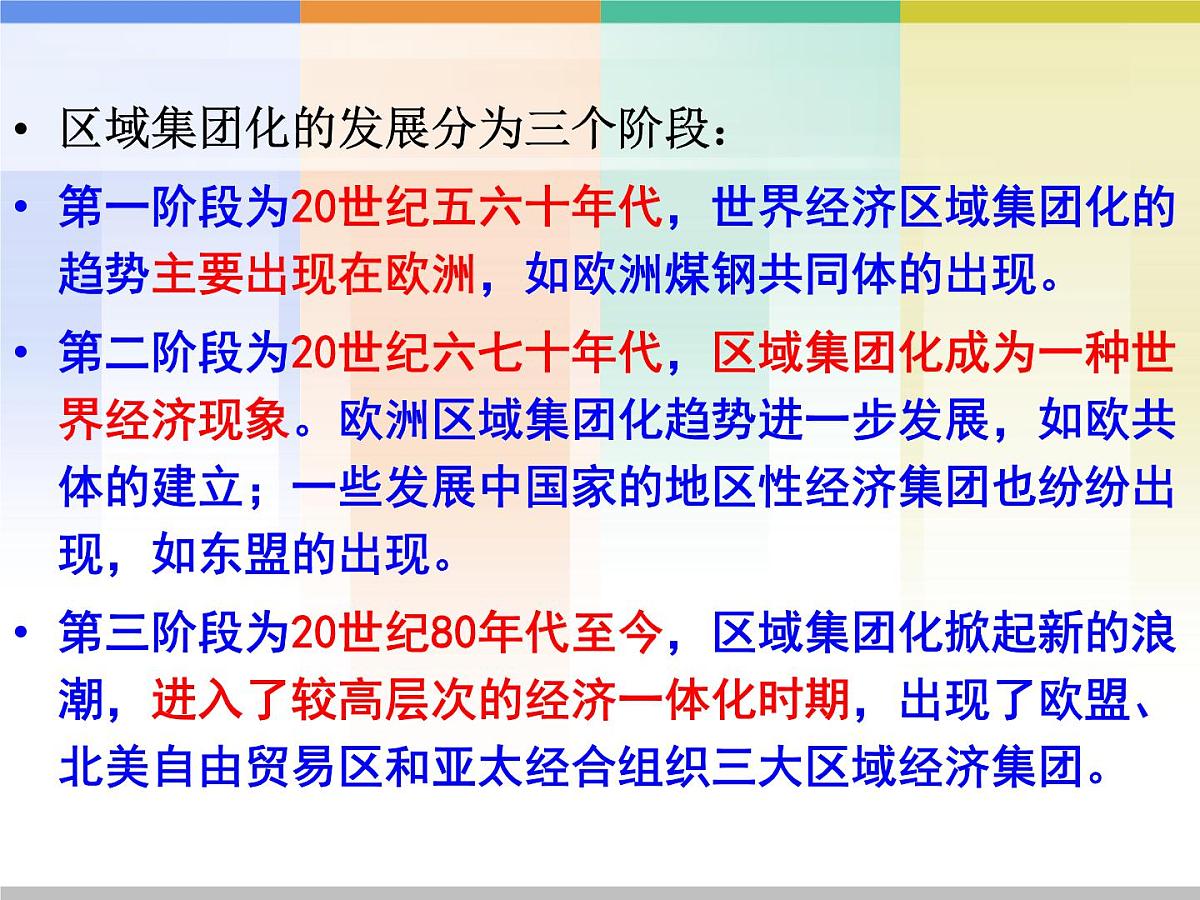 岳麓版高中历史必修2 5-25《亚洲和美洲的经济区域集团化》课件第4页