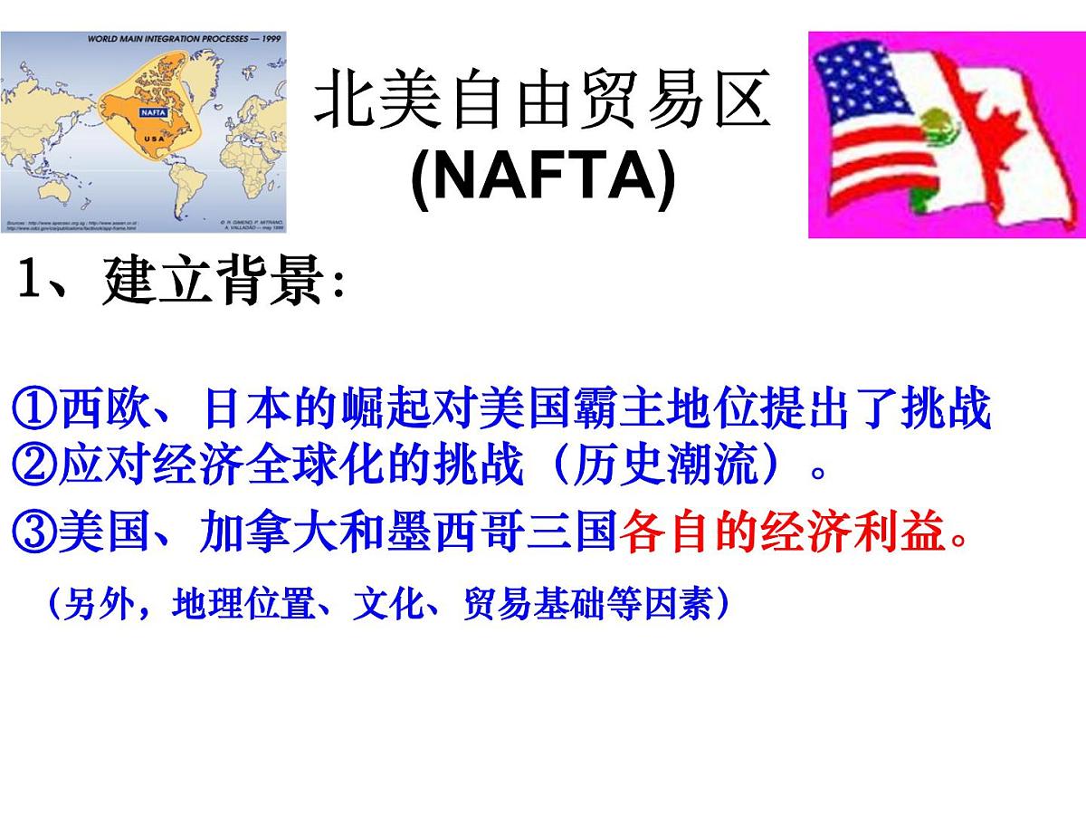岳麓版高中历史必修2 5-25《亚洲和美洲的经济区域集团化》课件第8页